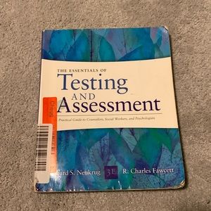 Textbook - Testing and Assessment